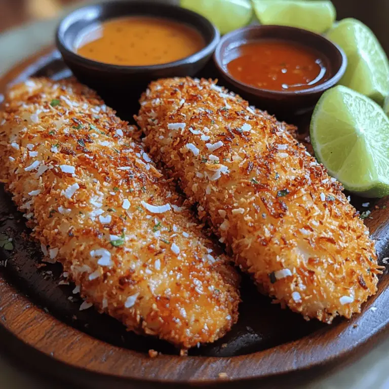 To achieve the perfect Crispy Coconut Chicken Strips, drying the chicken is an essential first step. Moisture on the surface can prevent the breading from adhering properly and can lead to soggy results. Here are effective techniques for drying chicken: