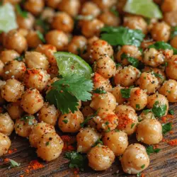 Exploring the world of healthy snacking can lead to delightful discoveries, and one such gem is Crunchy Chili Lime Roasted Chickpeas. This recipe not only delivers a satisfying crunch but also offers a burst of flavorful spices and zesty lime. Packed with protein and fiber, these roasted chickpeas serve as an excellent alternative to traditional snacks like chips or crackers, making them a perfect fit for anyone looking to maintain a balanced diet without sacrificing taste. In this article, we’ll delve into the intricacies of creating the perfect batch of Crunchy Chili Lime Roasted Chickpeas, explore the numerous health benefits of chickpeas, and provide tips on ways to enjoy this versatile dish.