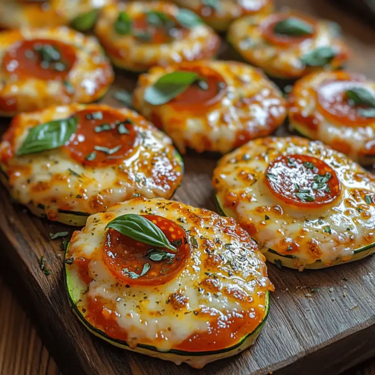 Pizza has long held a cherished place in the hearts and stomachs of food lovers around the world. Its versatility, with endless topping combinations and styles, makes it a universally appealing dish. However, as dietary preferences evolve and health consciousness grows, many are seeking healthier alternatives that still satisfy that pizza craving. Enter Zesty Zucchini Pizza Bites—a delightful, nutritious twist on the classic pizza that maintains all the flavors we love while offering a lower-calorie option.