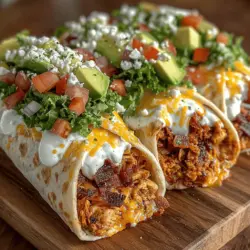 Savory Chicken Bacon Ranch Wraps