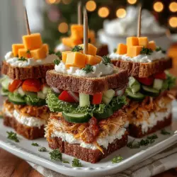 Mini sandwich skewers have emerged as a popular choice for casual gatherings, picnics, and parties alike. Their charm lies in their bite-sized nature, allowing guests to enjoy a variety of flavors without the fuss of traditional sandwich setups. These delightful appetizers are not only visually appealing, thanks to their colorful ingredients, but they also offer versatility that can cater to a wide range of dietary preferences and occasions. Whether you're hosting a birthday party, a holiday get-together, or simply looking for a fun snack, mini sandwich skewers provide an easy-to-assemble solution that is bound to impress.