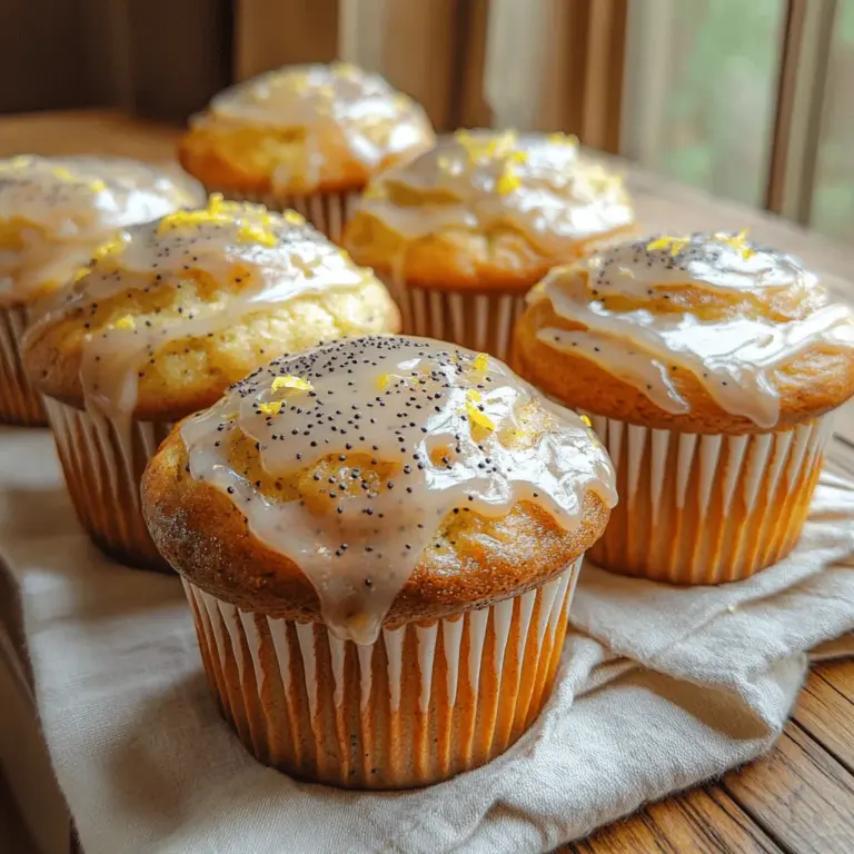 The flavor profile of Zesty Lemon Poppy Seed Muffins is nothing short of magical. The tartness of fresh lemon juice, complemented by the subtle crunch of poppy seeds, delivers a light and uplifting taste that can brighten any day. Lemon, with its bright acidity, cuts through the sweetness of the muffin, ensuring a balanced flavor that is neither too tart nor overly sweet. Poppy seeds add a delightful texture, providing a gentle crunch that enhances the overall experience.