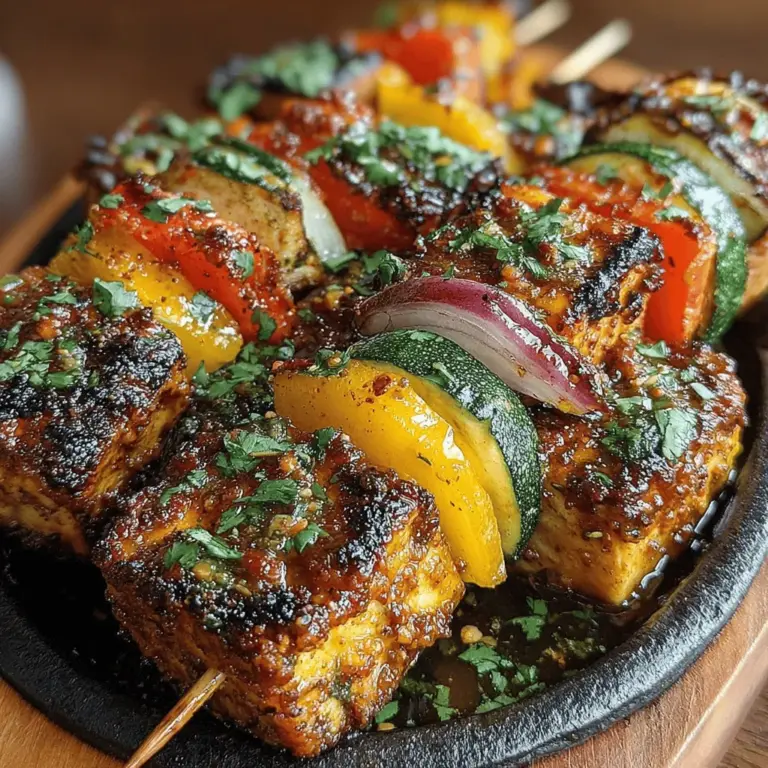 As more people turn towards plant-based diets for health, environmental, and ethical reasons, the demand for delicious and satisfying vegetarian and vegan meals has surged. Among the myriad of options available, tofu stands out as a versatile ingredient that can take on a variety of flavors and textures. With its ability to absorb marinades and complement a plethora of dishes, tofu has become a staple in kitchens around the world. One such delightful dish that showcases tofu's adaptability is Spicy Chili Garlic Grilled Tofu Skewers. This easy-to-make recipe not only makes for a fantastic summer grilling option but also serves as a quick and nutritious meal for busy weeknights.