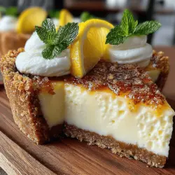 When the sun shines brightly and the temperature rises, there's nothing quite like a refreshing dessert to cool you down. Enter the Zesty No-Bake Lemon Bliss Pie—a delightful treat that is not only simple to prepare but also bursting with vibrant flavors. This pie encapsulates the essence of summer with its tangy lemon profile perfectly balanced by the sweetness of whipped cream. It’s an ideal dessert for family gatherings, picnics, or simply a sweet indulgence on a warm afternoon. The best part? You can whip it up without ever turning on the oven.