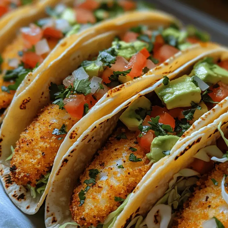 Fish tacos have become a beloved staple in various cuisines around the world, particularly in coastal regions where fresh seafood is abundant. Their combination of crispy fish, vibrant toppings, and zesty sauces creates a mouthwatering experience that appeals to food lovers of all kinds. Among the plethora of fish taco recipes available, the Zesty Crunch Fish Tacos stand out for their simplicity, flavor, and health benefits. This dish not only delivers a satisfying crunch but also offers a nutritious option for those looking to enjoy a meal that is both delicious and wholesome.