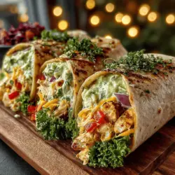 Creamy Avocado Chicken Salad Wraps