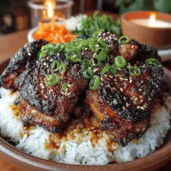 When it comes to weeknight dinners or special occasions, few dishes can rival the appeal of Sticky Garlic Soy Chicken with Sesame Rice. This savory and aromatic dish brings together the rich flavors of garlic and soy sauce, harmonizing perfectly with the nutty undertones of sesame and the comforting texture of rice. The balance of savory, sweet, and tangy elements in this recipe creates a tantalizing experience for the palate, making it an enduring favorite among home cooks and food enthusiasts alike.