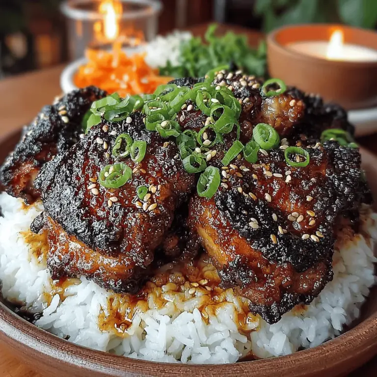 When it comes to weeknight dinners or special occasions, few dishes can rival the appeal of Sticky Garlic Soy Chicken with Sesame Rice. This savory and aromatic dish brings together the rich flavors of garlic and soy sauce, harmonizing perfectly with the nutty undertones of sesame and the comforting texture of rice. The balance of savory, sweet, and tangy elements in this recipe creates a tantalizing experience for the palate, making it an enduring favorite among home cooks and food enthusiasts alike.