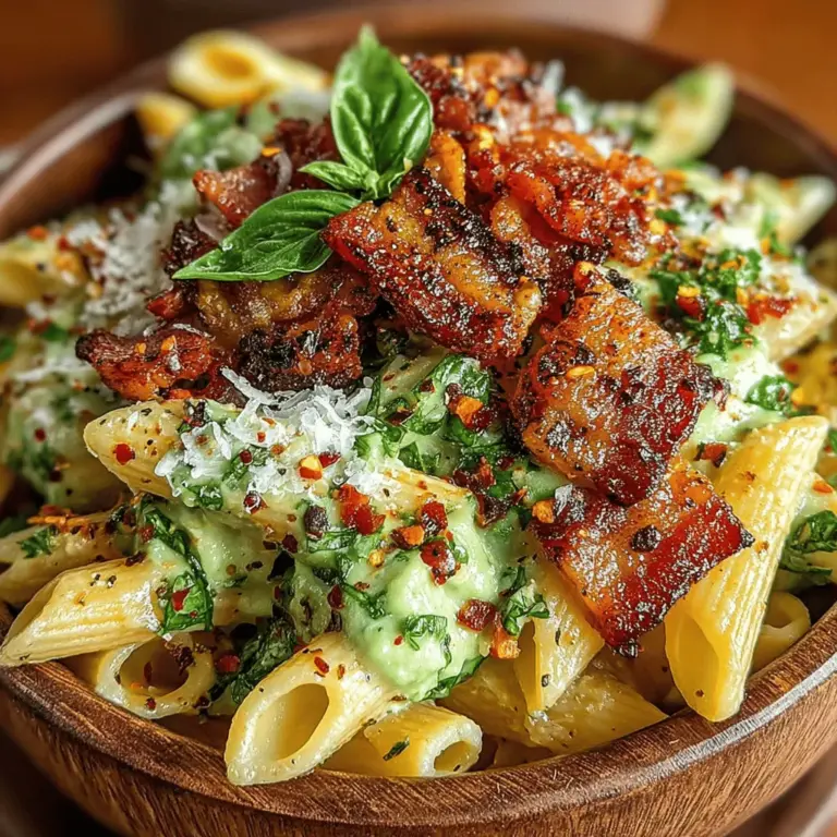 Creating the perfect Creamy Avocado and Bacon Penne requires careful attention to detail at each stage of the cooking process. Follow these steps meticulously to ensure your dish is rich in flavor and texture.