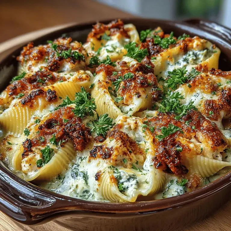 Before diving into the cooking process, it’s essential to familiarize yourself with the key ingredients that make this dish a standout. The core components include large pasta shells, chicken breast, fresh spinach, artichoke hearts, cream cheese, sour cream, mozzarella cheese, and Parmesan cheese. Each ingredient contributes to the overall flavor and nutritional profile of the dish.