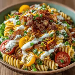 BLT Pasta Salad Delight: Step-by-Step Instructions and Serving Suggestions