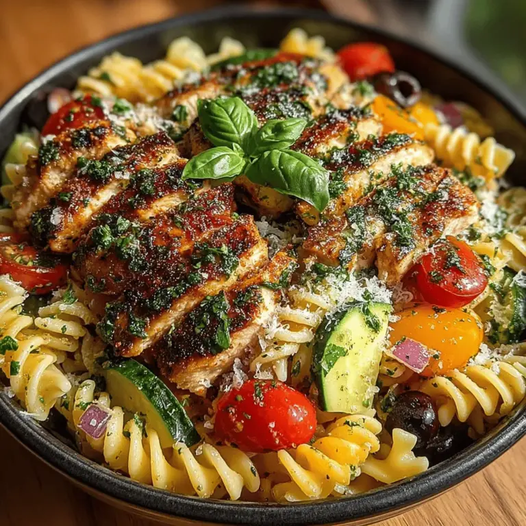 As the sun shines brighter and the temperatures rise, many of us find ourselves yearning for light and refreshing meals that can be enjoyed outdoors. Pasta salads, in particular, have become a staple during the warmer months, offering a delightful blend of flavors and textures that are both satisfying and nutritious. Among the myriad of pasta salad recipes available, the Chilled Chicken Pasta Salad stands out as a favorite for gatherings, picnics, and meal prep. This dish is not only easy to prepare but can also be customized to suit various tastes, making it a versatile option for any occasion.