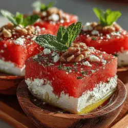 To kick off the Feta & Watermelon Whirl Bowl, the first step is to prepare the watermelon. Choosing a ripe watermelon is crucial; look for one that feels heavy for its size and has a uniform shape.