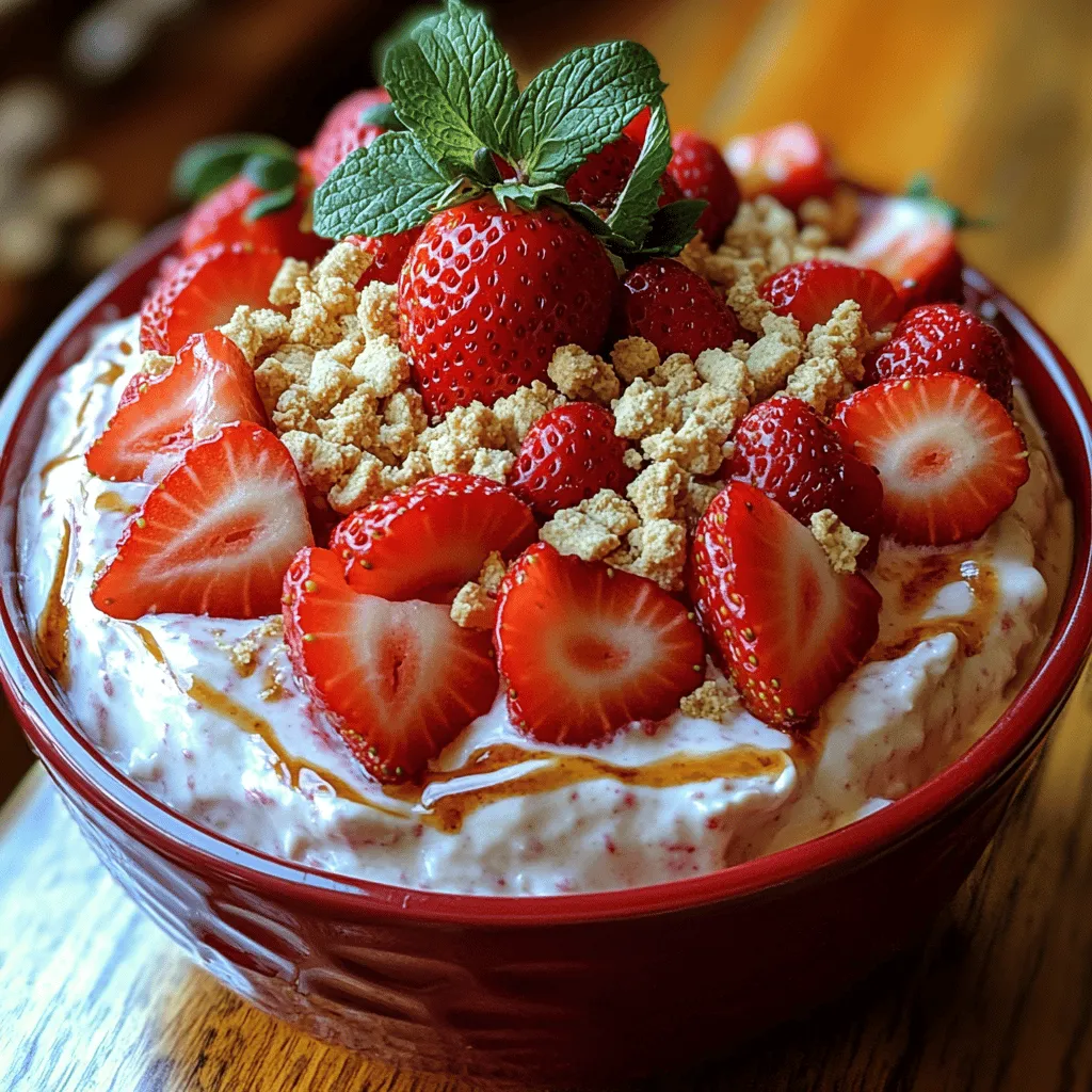 Dips have become a staple at social gatherings, serving as the perfect accompaniment to chips, fruits, and an array of snacks. Whether it's a casual get-together or a festive celebration, dips can elevate the experience, offering a variety of flavors and textures that bring people together. Among the myriad of dip options, the Delightful Strawberry Cheesecake Dip stands out as an exceptional choice, combining the rich creaminess of cheesecake with the vibrant sweetness of fresh strawberries. This dip is not only a visual delight but also a culinary treat that captivates the taste buds.