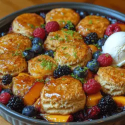 Discover a delightful twist on a classic dessert with our Zesty Spicy Berry-Peach Cobbler featuring the invigorating flavors of fresh berries, juicy peaches, and a surprising kick of cayenne pepper. This recipe is perfect for summer gatherings, family dinners, or simply satisfying your sweet tooth. With its vibrant colors and a unique flavor profile, this cobbler promises to be a standout dish at any gathering. In this article, we will explore the vibrant ingredients, detailed preparation steps, and the distinct combination of flavors that makes this cobbler an unforgettable treat.