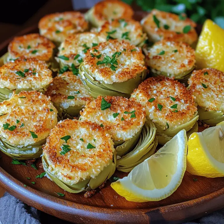 Crispy Parmesan artichoke hearts are a delightful and enticing appetizer that can elevate any gathering or simply serve as a satisfying snack. With their crunchy exterior and tender, flavorful center, these artichoke hearts not only please the palate but also offer a visually appealing presentation. As more people seek out healthier snack options, the popularity of artichokes has surged, particularly in Mediterranean and Italian cuisines where they are celebrated for their unique flavor and versatility.