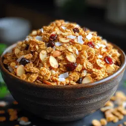 Granola has become a beloved staple in many households, serving as a versatile breakfast option or snack that can be enjoyed in various ways. The Toasty Almond Coconut Granola recipe elevates this classic dish, combining the nuttiness of almonds with the tropical sweetness of coconut. Not only is this granola delicious, but it also offers a wealth of nutritional benefits, making it a perfect choice for those seeking a healthy yet satisfying meal.