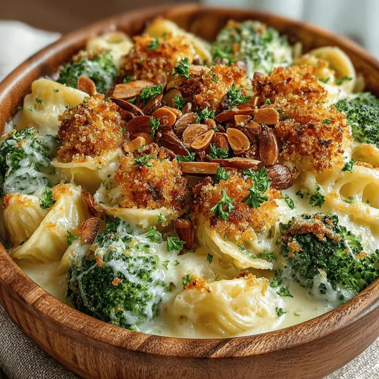 When it comes to comfort food, few dishes can rival the creamy goodness of a pasta bake. The Creamy Broccoli Almondine Pasta Bake stands out not only for its velvety texture but also for its nutty flavor and vibrant green color. This dish is a delightful combination of tender pasta, fresh broccoli, and a rich sauce that envelops each ingredient, creating a satisfying meal that is as pleasing to the palate as it is to the eyes.