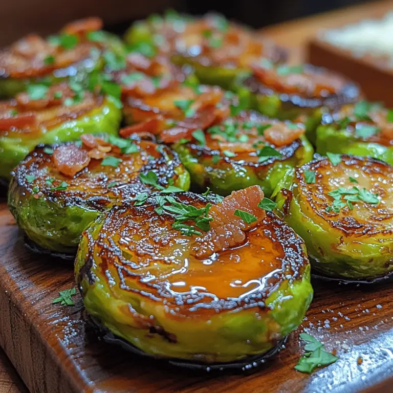 The rise in popularity of Brussels sprouts can be attributed to a growing interest in healthful eating, along with a desire to explore bold flavors. Once relegated to the periphery of the Thanksgiving table, these mini cabbages have stepped into the spotlight, often featured in gourmet restaurants and home kitchens alike. The Smoky Maple Bacon Brussels Sprouts recipe encapsulates this trend by turning a simple vegetable into a spectacular side dish that appeals to both the health-conscious and those who crave rich, indulgent flavors.