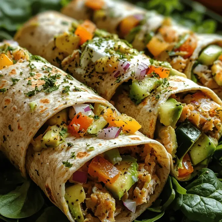 In the quest for healthy eating, it's easy to fall into the routine of preparing the same meals over and over again. However, if you're looking for a fresh, delicious option that brings both flavor and nutrition to the table, Avocado Bliss Tuna Wraps might just become your new go-to recipe. This delightful dish combines the creaminess of ripe avocados with the savory taste of tuna, creating a satisfying meal that appeals to a wide range of palates. Perfect for lunch, dinner, or even a quick snack, these wraps are not only easy to prepare but also packed with essential nutrients that can keep you energized throughout the day.