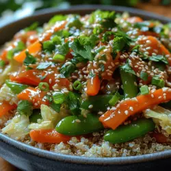 The Crunchy Cabbage Stir-Fry Bowl is more than just a dish; it’s an exciting medley of flavors and textures that brings together the best of fresh vegetables and aromatic seasonings. At its core, this recipe celebrates the humble cabbage, transforming it into a vibrant stir-fry that’s as visually appealing as it is delicious. With its crisp textures, bright colors, and savory notes, this dish quickly becomes a favorite for both seasoned chefs and kitchen novices alike.
