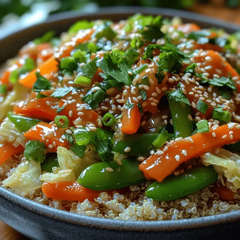 The Crunchy Cabbage Stir-Fry Bowl is more than just a dish; it’s an exciting medley of flavors and textures that brings together the best of fresh vegetables and aromatic seasonings. At its core, this recipe celebrates the humble cabbage, transforming it into a vibrant stir-fry that’s as visually appealing as it is delicious. With its crisp textures, bright colors, and savory notes, this dish quickly becomes a favorite for both seasoned chefs and kitchen novices alike.