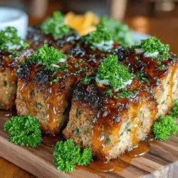 When it comes to comfort food, few dishes evoke the same sense of nostalgia and warmth as meatloaf. This classic dish, often associated with family dinners and cozy gatherings, has been a staple in kitchens for generations. Its hearty texture and rich flavors make it a beloved choice for many. However, as culinary trends evolve, so too do the ways we enjoy our favorite comfort foods. Enter the Honey Garlic Glazed Meatloaf Minis—a modern twist that not only retains the essence of traditional meatloaf but elevates it with a sweet and savory glaze that tantalizes the taste buds.