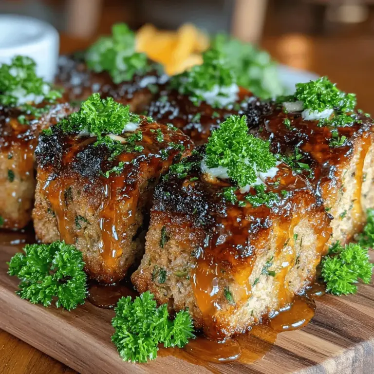 When it comes to comfort food, few dishes evoke the same sense of nostalgia and warmth as meatloaf. This classic dish, often associated with family dinners and cozy gatherings, has been a staple in kitchens for generations. Its hearty texture and rich flavors make it a beloved choice for many. However, as culinary trends evolve, so too do the ways we enjoy our favorite comfort foods. Enter the Honey Garlic Glazed Meatloaf Minis—a modern twist that not only retains the essence of traditional meatloaf but elevates it with a sweet and savory glaze that tantalizes the taste buds.