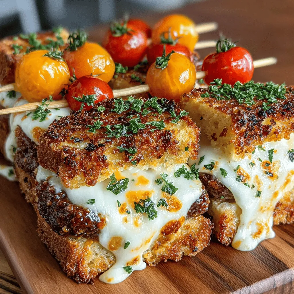 When it comes to comfort food, few dishes can compete with the classic grilled cheese sandwich. Its gooey, melty goodness paired with crispy, toasted bread is a nostalgic favorite for many. Now, imagine taking that beloved sandwich and transforming it into a fun, interactive snack that's perfect for any gathering. Enter "Cheesy Bites on a Stick"—an innovative twist on the traditional grilled cheese that promises to elevate your snack game. This recipe not only offers a delightful taste but also provides a unique visual presentation that captivates both kids and adults alike.