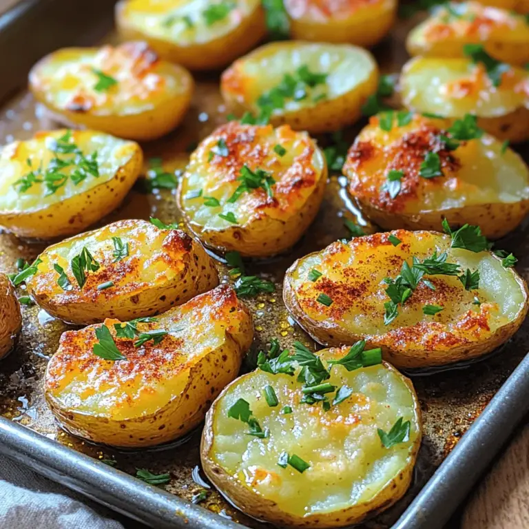 When it comes to comfort food, few dishes can rival the charm of crispy smashed baby potatoes. This delightful side dish combines the best of both worlds: a crunchy, golden-brown exterior that gives way to a soft, fluffy interior. Whether served alongside a juicy steak, roasted chicken, or grilled vegetables, these potatoes are sure to elevate any meal. Their delectable texture and flavor make them an irresistible addition to your dining table, perfect for both casual family dinners and festive gatherings.