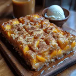 Welcome to the delightful world of Peachy Paradise Crumble Bars, a dessert that captures the essence of summer in every bite. These bars are a harmonious blend of sweet, juicy peaches and a buttery crumble that makes them irresistibly tempting. Whether you're hosting a summer barbecue, enjoying a picnic in the park, or simply craving a comforting treat at home, these crumble bars are sure to impress. Their vibrant flavor profile and appealing texture offer a delicious way to celebrate the season's bounty, making them a perfect addition to any dessert table.