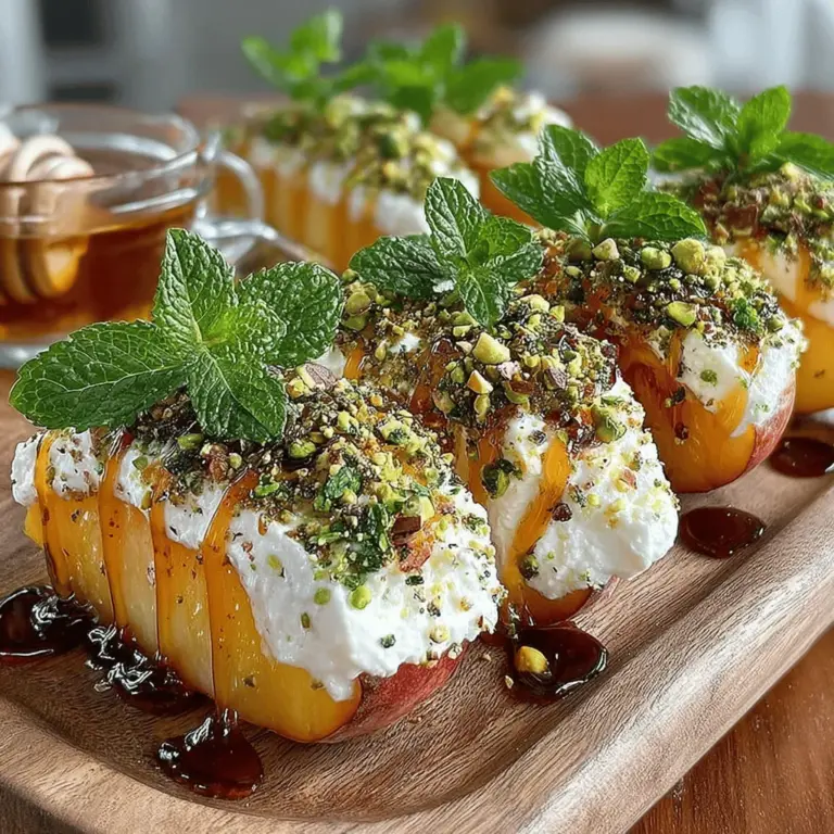 As summer rolls in, the allure of fresh fruits becomes irresistible. Among these seasonal delights, peaches stand out not only for their juicy sweetness but also for their versatility in both savory and sweet dishes. Whether enjoyed fresh, grilled, or baked, peaches can elevate any recipe, making them a beloved ingredient in many kitchens. One such recipe that showcases the delightful flavor of peaches while offering a refreshing twist is the Zesty Peach Bites. This simple yet elegant treat serves as the perfect snack, appetizer, or dessert, appealing to a wide range of palates.