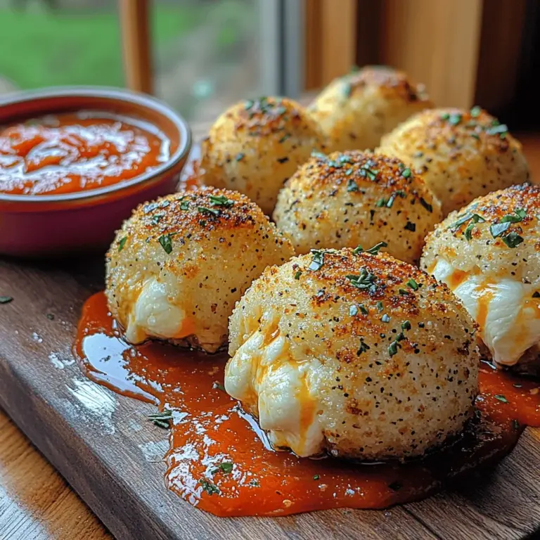 Welcome to the mouthwatering world of crispy mozzarella stuffed bites, an irresistible snack that strikes the perfect balance between gooey cheese and a satisfying crunch. This recipe is more than just a tasty treat; it is an experience that brings together the joy of cooking and the pleasure of indulging in one of the most beloved comfort foods: cheese. Whether you are planning a lively gathering with friends, preparing for a family movie night, or simply treating yourself to something delicious, these mozzarella bites are guaranteed to impress and satisfy.
