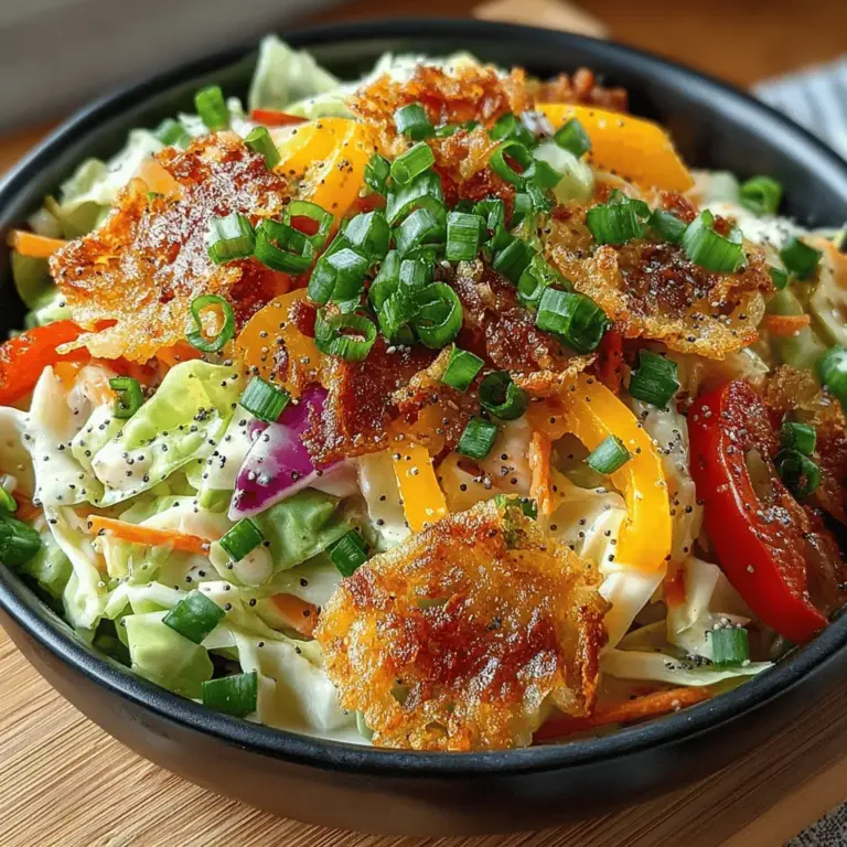 When it comes to side dishes that impress, Sweet Pickle Poppy Seed Slaw stands out with its delightful combination of flavors and textures. This vibrant slaw offers a unique balance of sweetness, crunch, and creamy richness that tantalizes the taste buds. With its colorful blend of fresh vegetables and a tangy dressing, it’s no wonder this slaw has become a staple at barbecues, potlucks, and family gatherings alike.