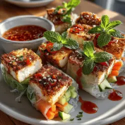 When it comes to making Chili Lime Tofu Rice Paper Rolls, organization is key. Preparing your ingredients and tools beforehand not only streamlines the assembly process but also enhances your overall cooking experience. Having everything in its place will allow you to focus on creating beautiful and delicious rolls, rather than scrambling for ingredients mid-recipe.