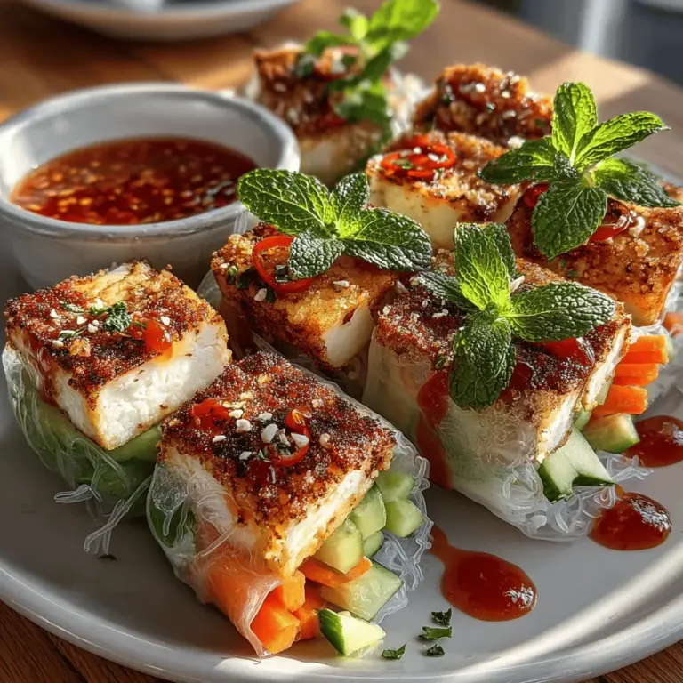 When it comes to making Chili Lime Tofu Rice Paper Rolls, organization is key. Preparing your ingredients and tools beforehand not only streamlines the assembly process but also enhances your overall cooking experience. Having everything in its place will allow you to focus on creating beautiful and delicious rolls, rather than scrambling for ingredients mid-recipe.