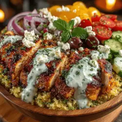 If you're on the hunt for a vibrant and healthy meal that bursts with flavor, look no further than Zesty Greek Chicken Bowls with Tzatziki. This dish draws inspiration from the sun-kissed shores of the Mediterranean, where fresh ingredients and bold flavors reign supreme. The combination of marinated chicken, crisp vegetables, and the creamy tang of tzatziki creates a culinary experience that is not only satisfying but also nourishing.