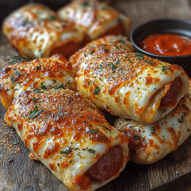 In recent years, snacks inspired by the beloved classic pizza have surged in popularity, capturing the hearts and taste buds of food lovers everywhere. Among these snacks, crispy pepperoni pizza rolls stand out as a favorite choice, offering an irresistible combination of flavors and textures. These delightful morsels serve as the perfect appetizer or snack, whether you're hosting a lively gathering, enjoying a cozy movie night at home, or simply seeking a delicious treat to satisfy your cravings.