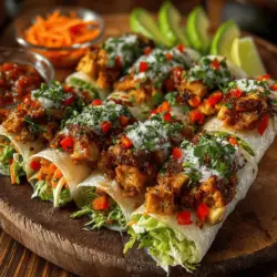 In the realm of quick and healthy meals, Spicy Chili Chicken Rice Wraps stand out as a delightful choice that combines vibrant flavors with nutritious ingredients. This dish brings together tender chicken, fresh vegetables, and a spicy kick, all wrapped in a soft rice paper or tortilla. Whether you're looking for a quick lunch, a light dinner, or a crowd-pleasing appetizer for your next gathering, these wraps offer a perfect balance of taste and nutrition.