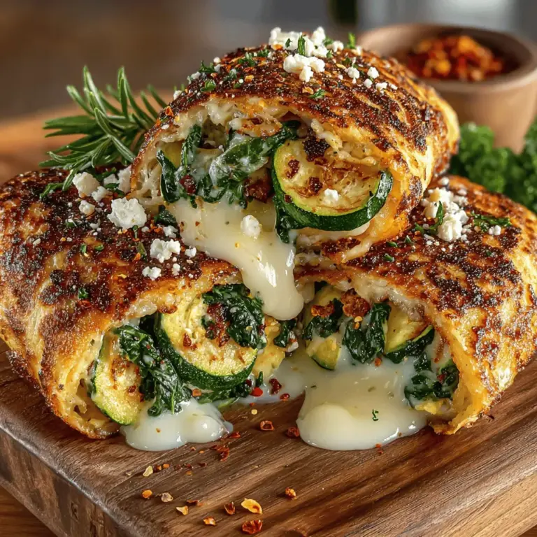 Grilled cheese sandwiches hold a special place in the hearts of many, evoking nostalgia and comfort with every gooey bite. However, as health-conscious eating becomes increasingly popular, many are on the lookout for ways to enjoy their favorite foods without compromising on nutrition. Enter Zucchini Spinach Grilled Cheese Wraps—a delightful fusion that marries the classic essence of grilled cheese with wholesome, fresh ingredients. These wraps are not only a feast for the taste buds but also a nourishing option for anyone seeking a quick lunch or a light dinner.