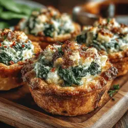 Spinach-artichoke dip is a beloved classic, cherished for its creamy texture and savory flavor. This appetizer has won the hearts of many at gatherings, from casual get-togethers to more formal events. Its irresistible combination of spinach, artichokes, and cheese makes it a crowd-pleaser, but what if you could transform this dip into a bite-sized treat? Enter the Mini Spinach Artichoke Crescent Cups. This innovative recipe takes the flavors of the traditional dip and encases them in flaky, golden crescent roll dough, creating the perfect handheld appetizer.