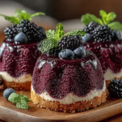 As the temperature rises and the sun shines brighter, the desire for refreshing treats becomes more pronounced. Enter the Berry Bliss Frozen Yogurt Rings—an exquisite fusion of flavor and nutrition that caters to those craving a sweet yet guilt-free indulgence. This delightful recipe marries the tartness of blackberries with the creamy texture of Greek yogurt, resulting in a dessert that is as pleasing to the palate as it is to the eye. Perfect for hot summer days, these yogurt rings serve as a refreshing snack or a stunning dessert option for gatherings and parties, impressing guests without compromising on health.