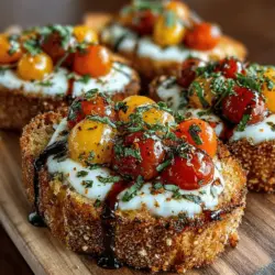 Highlighting the key components of the recipe is essential for understanding how to achieve the best flavor and texture. Each ingredient plays a crucial role in creating the perfect Mini Mozzarella Tomato Baguette Melts, so let's take a closer look at what makes them so special.