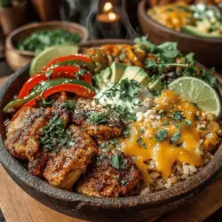 When it comes to creating a meal that is both delicious and nutritious, Sizzling Baked Chicken Fajita Bowls stand out as a perfect choice. This dish captures the essence of traditional fajitas while transforming them into a wholesome, easy-to-prepare bowl that can be enjoyed any day of the week. Packed with vibrant vegetables, lean protein, and aromatic spices, these fajita bowls are not only visually appealing but also cater to a range of dietary preferences, making them a versatile option for family dinners, meal prep, or entertaining guests.