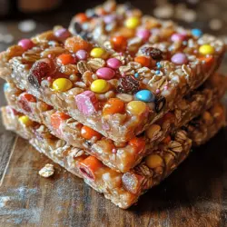 In today's fast-paced world, the allure of homemade snacks has become more appealing than ever. With growing awareness of health and nutrition, families are increasingly turning to homemade options that not only satisfy cravings but also provide nourishment. One delightful recipe that stands out in this realm is the Rainbow Crunch Snack Bars. These vibrant, no-bake treats offer a balance of taste, nutrition, and visual appeal, making them a perfect choice for families, health-conscious individuals, and children alike.