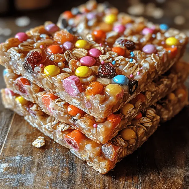 In today's fast-paced world, the allure of homemade snacks has become more appealing than ever. With growing awareness of health and nutrition, families are increasingly turning to homemade options that not only satisfy cravings but also provide nourishment. One delightful recipe that stands out in this realm is the Rainbow Crunch Snack Bars. These vibrant, no-bake treats offer a balance of taste, nutrition, and visual appeal, making them a perfect choice for families, health-conscious individuals, and children alike.