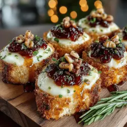 In the world of appetizers, few dishes can rival the charm and elegance of baked Brie. This delightful Mini Baked Brie Stuffed Baguette Slices recipe elevates the classic cheese experience by pairing it with a crusty French baguette, sweet cranberry sauce, and a hint of fresh rosemary. Perfect for gatherings, parties, or cozy nights at home, these bites deliver a balance of creamy, sweet, and savory flavors that are sure to impress your guests. Join us as we explore this delectable recipe that is not only easy to prepare but also a feast for the senses.