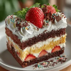 Neapolitan cake is a timeless dessert that beautifully showcases the harmonious blend of chocolate, vanilla, and strawberry. This multi-layered cake is not only a feast for the taste buds but also an eye-catching centerpiece that is perfect for celebrations, birthdays, and special occasions. Its vibrant layers and delightful flavors make it a favorite among dessert lovers and a staple in many households. While the recipe may seem complex at first glance, we assure you that with the right guidance, anyone can master the art of creating this delicious treat.