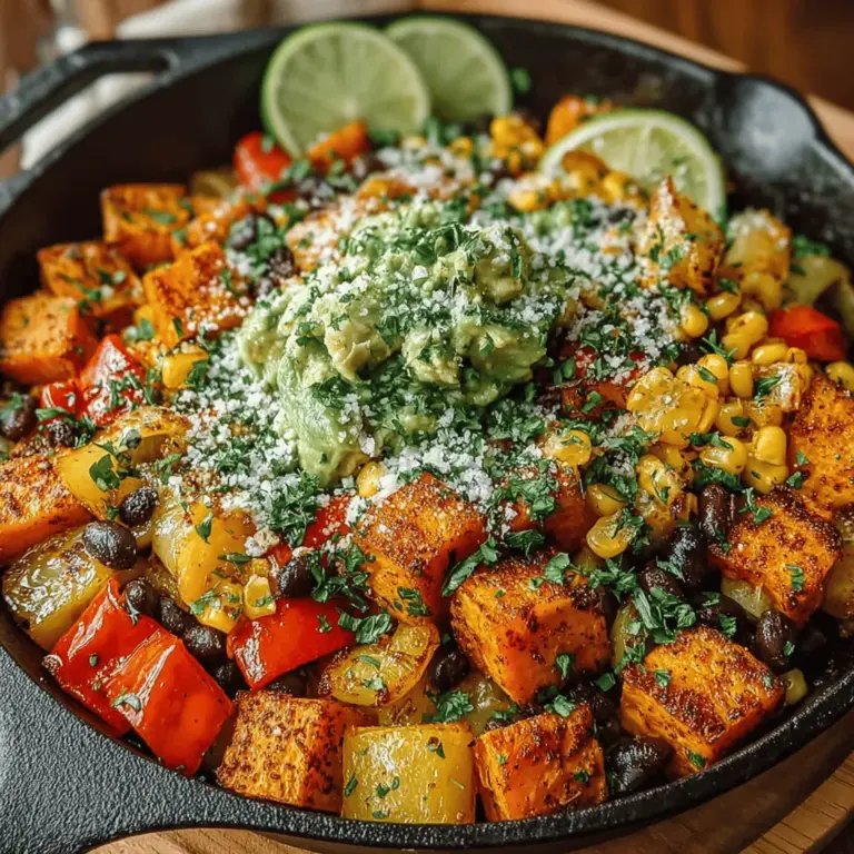 The foundation of your Tex-Mex Sweet Potato Skillet lies in the sweet potatoes. Begin by peeling and dicing your sweet potatoes into even-sized cubes, about ½ inch thick. This ensures they cook uniformly, allowing for that perfect tender texture without being mushy. The cooking process is crucial; you want them to caramelize slightly while maintaining their shape.