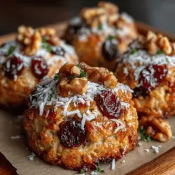 Once you have shaped your Cherry Delight Oat Clusters and placed them on a lined baking sheet, it's time to pop them into a preheated oven. Baking is a crucial step in the process as it transforms the raw ingredients into a delicious, crunchy snack. The expected baking time is around 12-15 minutes at 350°F (175°C).